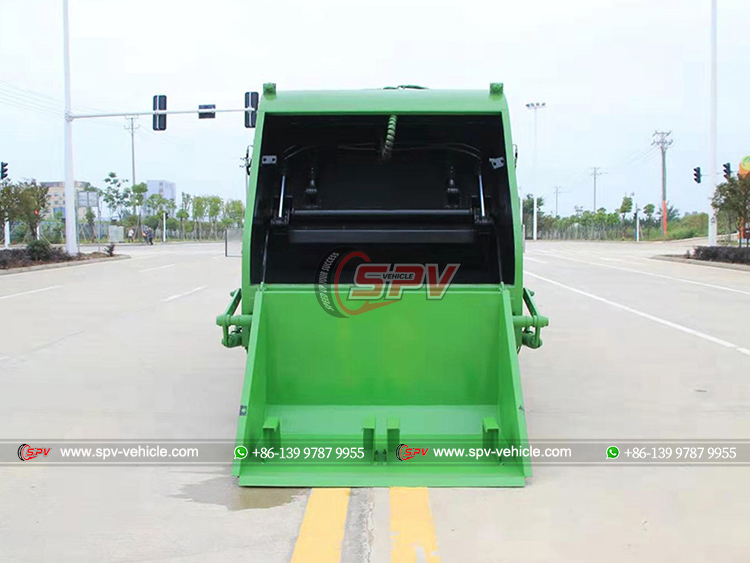 DONGFENG 6 CBM Soild Waste Collection Truck - Rear Side